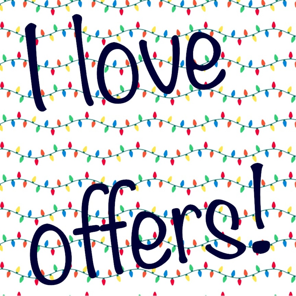 I LOVE OFFERS! Help me make some Christmas gift money! And get your gifts!